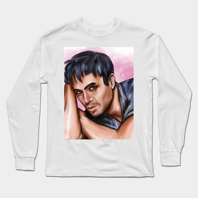 Enrique Iglesias Long Sleeve T-Shirt by Svetlana Pelin